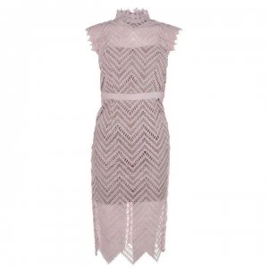 image of Bardot Imogen Lace Dress - Soft Pink