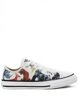 image of Converse Chuck Taylor All Star Ox Science Class Animal Print Junior Trainer