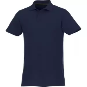 Image of Elevate Mens Helios Short Sleeve Polo Shirt (4XL) (Navy)