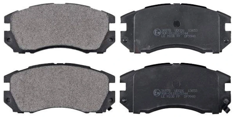 Image of A.B.S. 36878 Brake pad set with acoustic wear warning Brake Pad Set,disc brake (402)