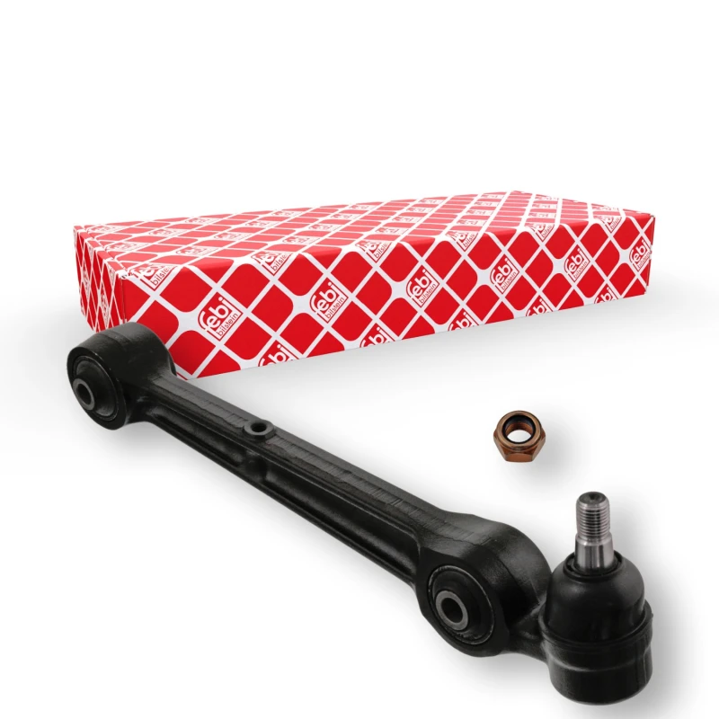 Image of FEBI BILSTEIN 41236 Suspension arm Control Arm, Sheet Steel, Lower, with bearing(s), with lock nut Sheet Steel Track Control Arm (273)