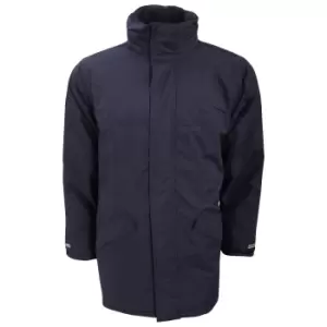 image of Result Mens Core Winter Parka Waterproof Windproof Jacket (2XL) (Navy Blue)