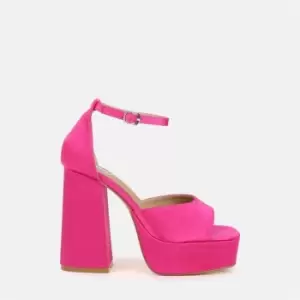 image of Missguided Extreme platform high heel Sandal - Pink