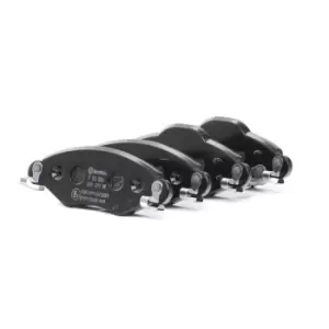 Image of BREMBO Brake pad set TOYOTA P 83 053 044650D010,044650D040,04465YZZCR 04465YZZCRA,04465YZZEM