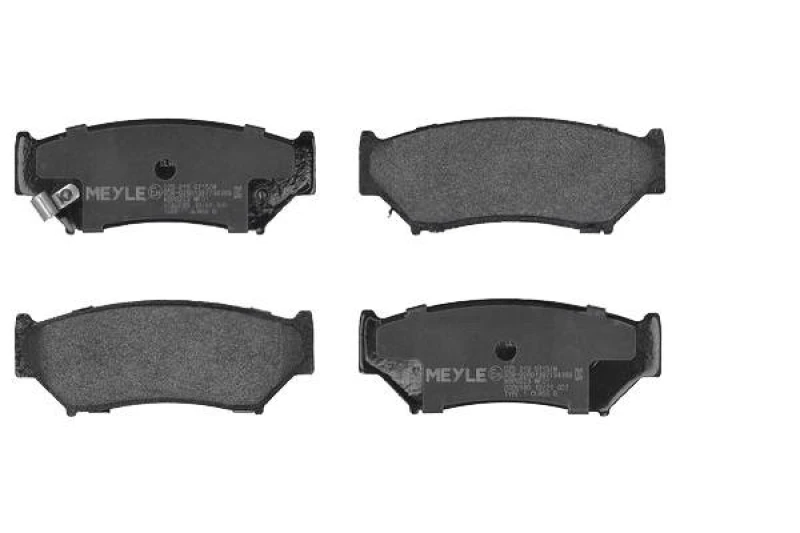 Image of MEYLE 025 219 0715/W Brake pad set Front Axle, with acoustic wear warning, Original Quality, with anti-squeak plate Brake Pad Set,disc brake (402)