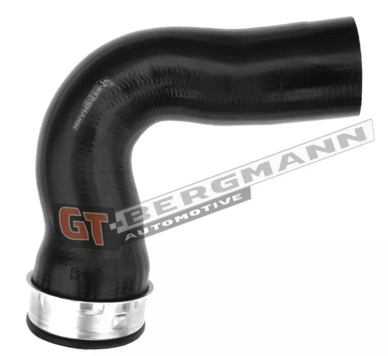 Image of GT-BERGMANN GT52-355 Turbocharger Hose with quick couplers, Rubber with fabric lining Rubber with fabric lining Charger Intake Hose (3314)