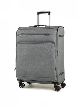 image of Rock Madison 4 Wheel Medium Grey Suitcase