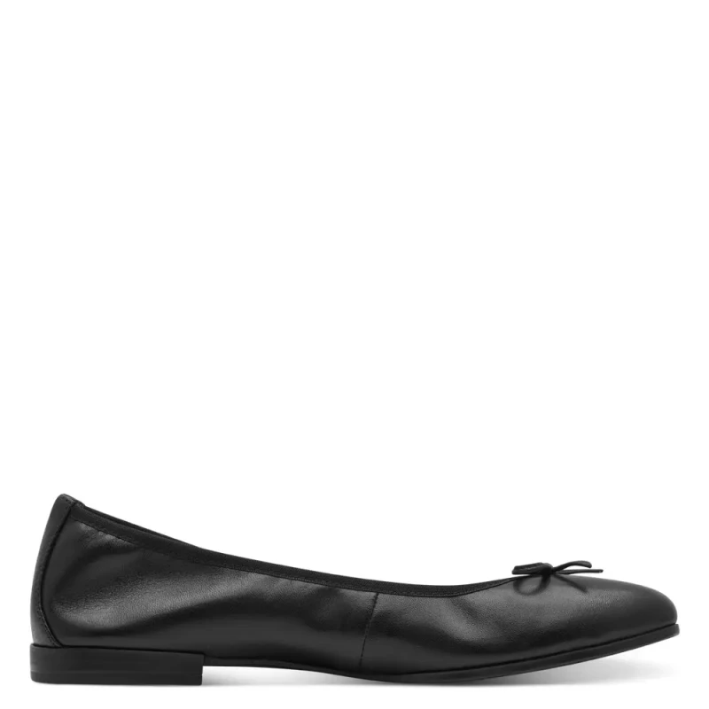 Image of tamaris Suede Ballet Pumps Black Women 36 (3.5);37 (4);40 (6.5)