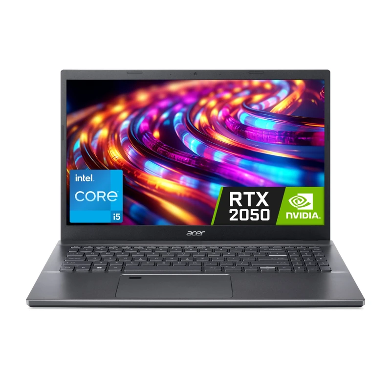 Image of Acer Aspire 5 A515-57G 15.6" Laptop - Intel Core i5, 512GB SSD, 8GB RAM - Grey