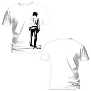 image of The Doors - Solitary Unisex Large T-Shirt - White