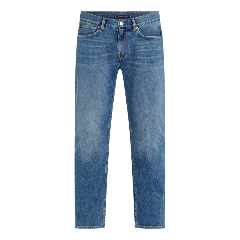 Image of Tommy Hilfiger CORE DENTON LIGHT Blue Straight Jeans 30W S Blue 63491918303