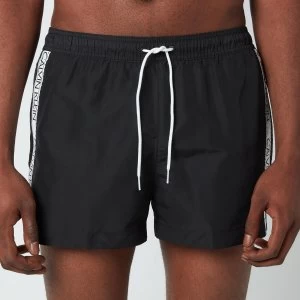 Image of Calvin Klein Mens Drawstring Swim Shorts - PVH Black - L