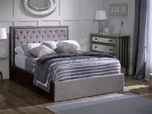 Image of Rhea Silver Ottoman