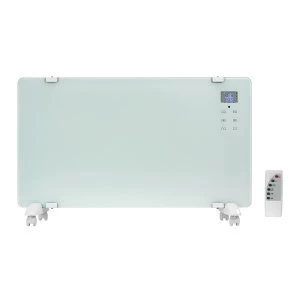 Image of electriQ 2000W Designer Glass Heater Wall Mountable Low Energy with Smart WiFi Alexa - Ultra Slim only 8cm Bathroom Saf