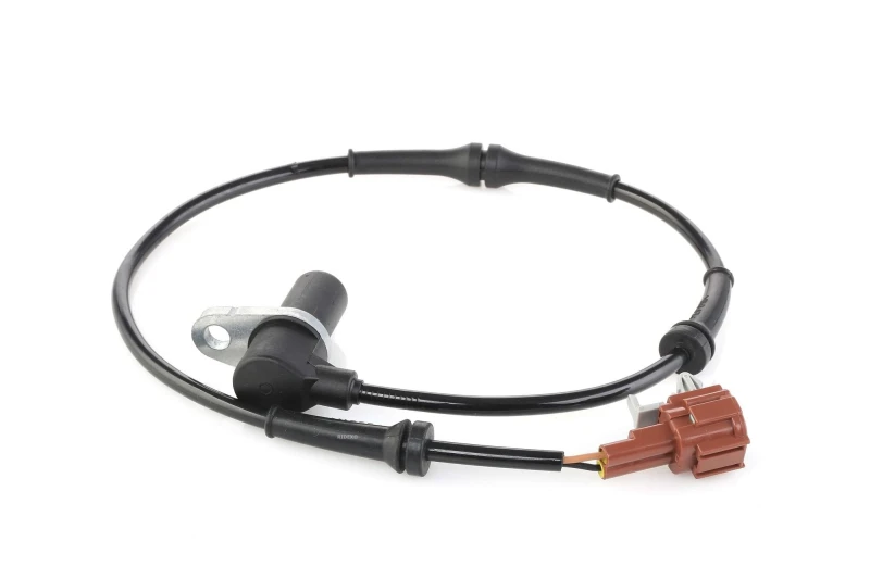 Image of RIDEX 412W0218 ABS Sensor Front Axle Left, with cable Sensor,wheel speed (412)