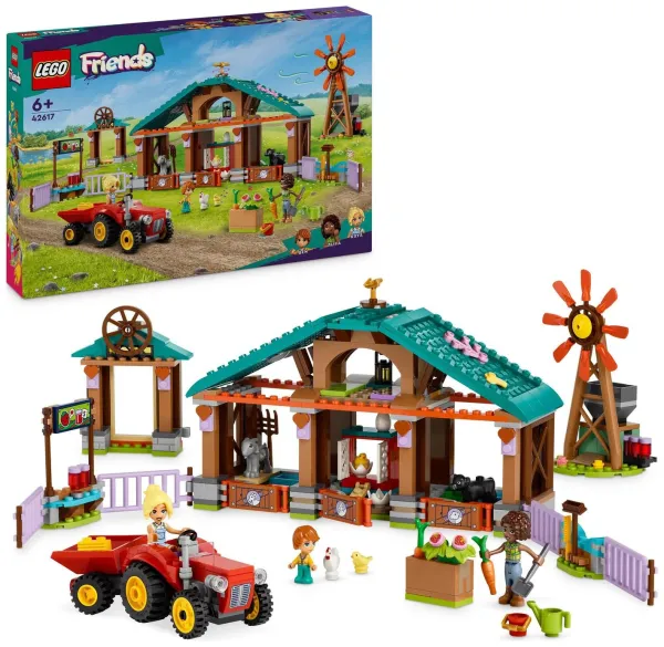 Image of LEGO Friends Farm Animal Sanctuary Toy with 8 Figures 42617