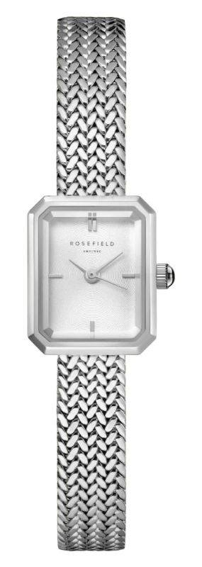 Image of Rosefield MWSMS-M04 Mini Octagon (15mm) Silver Dial / Watch