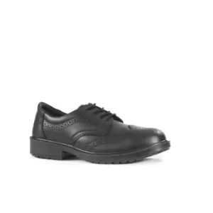 Image of ProMan TC500 Brooklyn Black Brogue Safety Shoe Size 8