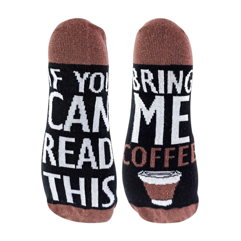 Image of Sock Snob Sock Snob Men 1 Pack If You Can Read This Socks Bring Me... Socks in Burgundy Size: 4-7 Burgundy 4-7 Male 5060597079679