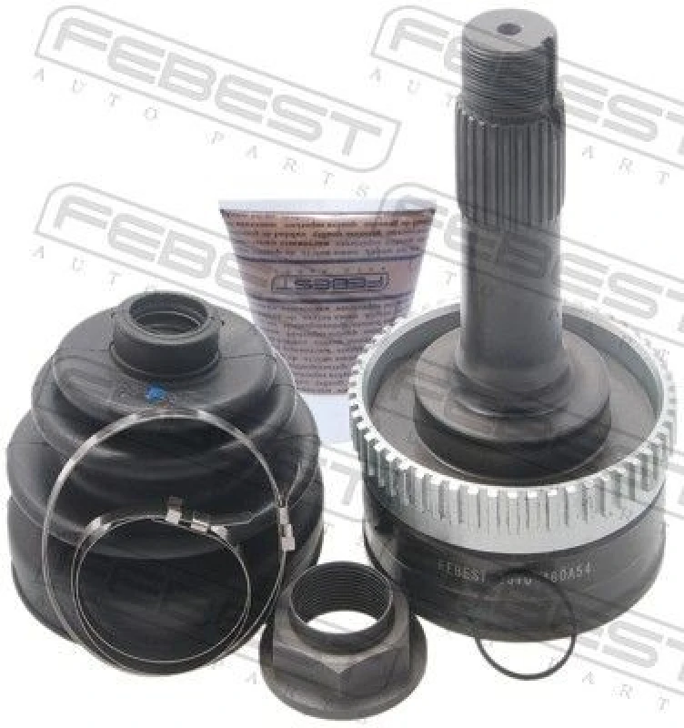 Image of FEBEST 1610-460A54 Joint, drive shaft Wheel Side, with ABS sensor ring Joint,drive shaft (236)