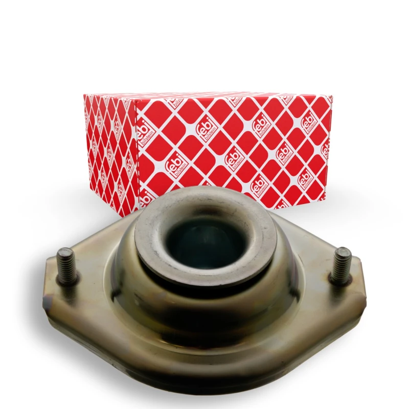 Image of FEBI BILSTEIN 40842 Top strut mount Front Axle, without ball bearing Elastomer Suspension Strut Support Bearing (1180)