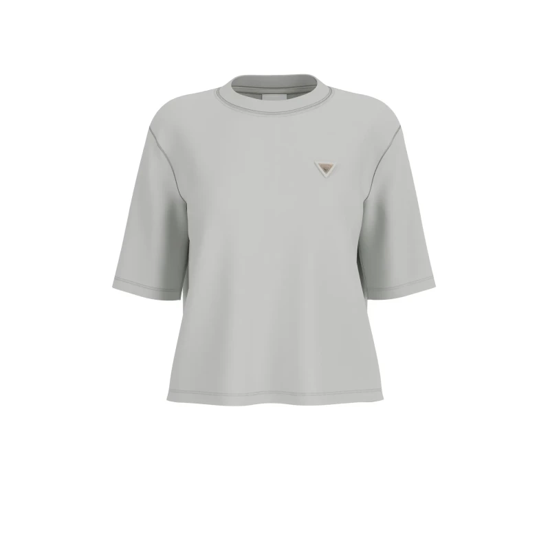 Image of Guess Womens T-Shirt Guess Colette Boxy Blanc Female M