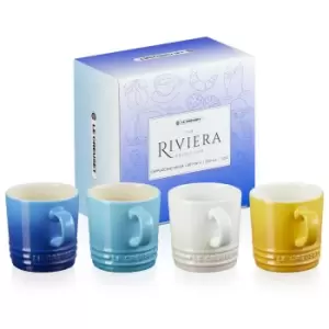 Image of Le Creuset Riviera Set Of 4 Cappuccino Mugs