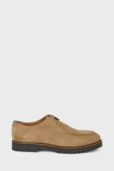 image of Suede Beige Boat Shoes