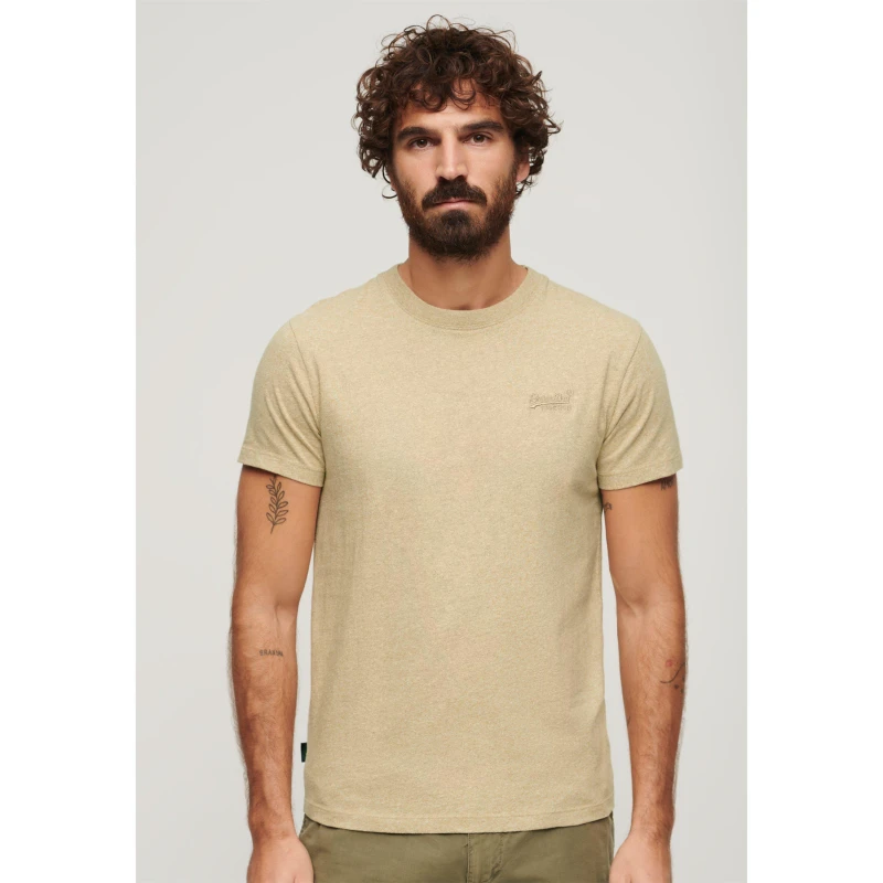 Image of Superdry T-Shirt Superdry Vintage Emb Marron Male M M1011245A-9XE