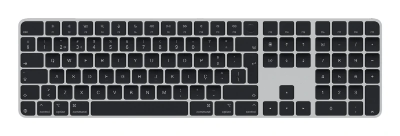 Image of Apple Apple Magic keyboard Universal USB + Bluetooth QWERTY Portuguese Black MXK83PO/A