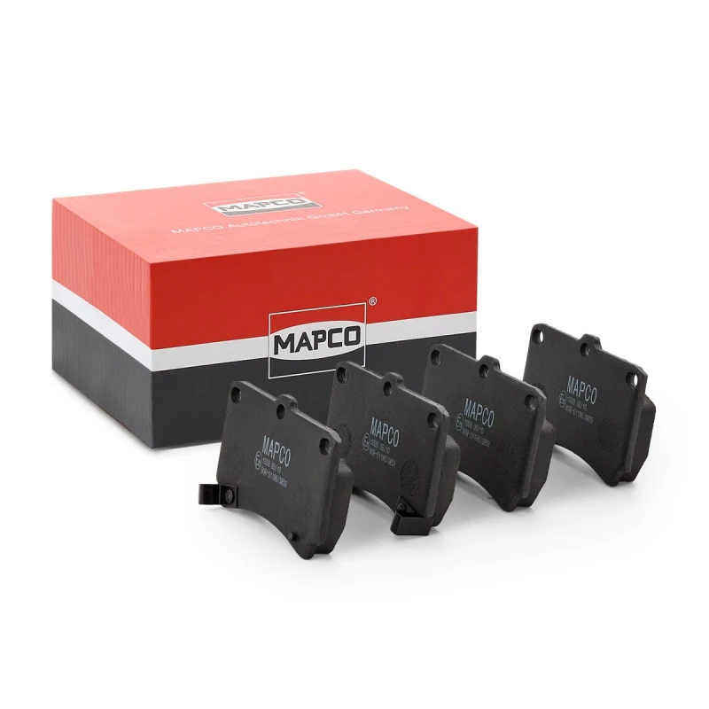 Image of MAPCO 6335/1 Brake pad set Front Axle, with acoustic wear warning Brake Pad Set,disc brake (402)