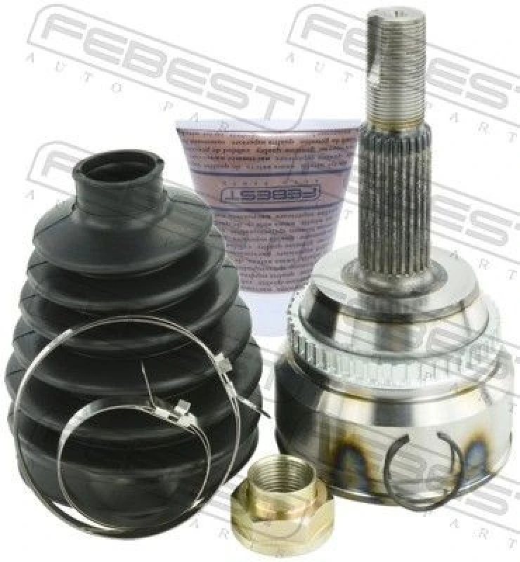 Image of FEBEST 0110-ACV40L26A48 Joint, drive shaft Front Axle, with ABS sensor ring Joint,drive shaft (236)