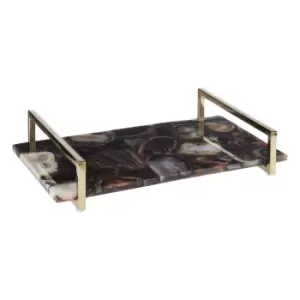 Image of Bowerbird Agate Tray White Large
