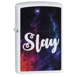 Image of Zippo Slay White Matte Finish Windproof Lighter