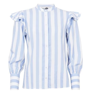 Scotch and Soda Scotch And Soda Ruffle Shirt - Blue 598