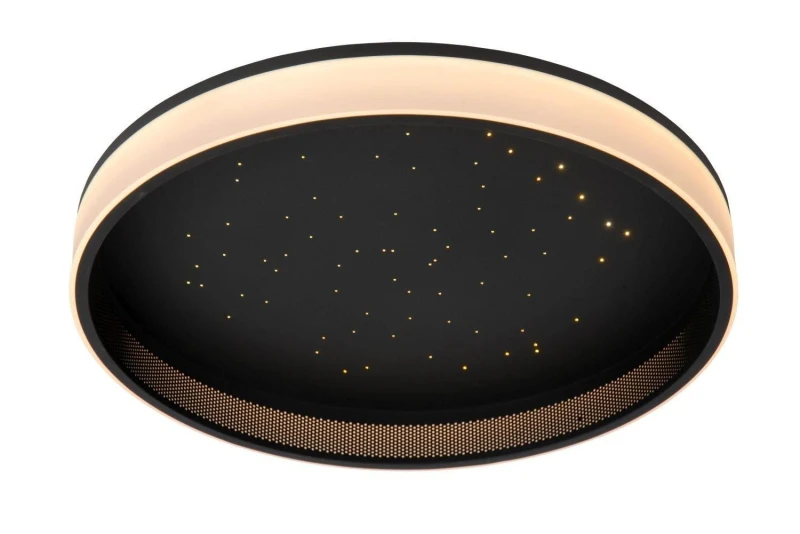 Image of Lucide 'ESTREJA' Stylish Indoor Dimmable Decorative Flush Ceiling Light Black