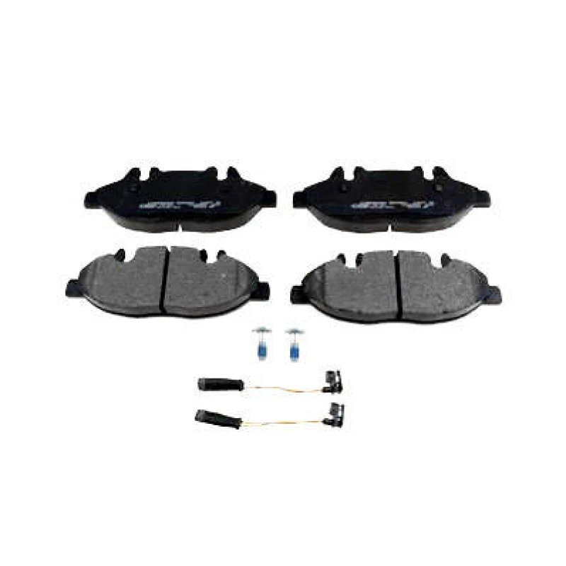 Image of ZIMMERMANN 24007.210.3 Brake pad set Front Axle, incl. wear warning contact, Photo corresponds to scope of supply, with bolts/screws Brake Pad Set,di