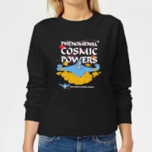 Image of Disney Aladdin Phenomenal Cosmic Power Womens Sweatshirt - Black - M