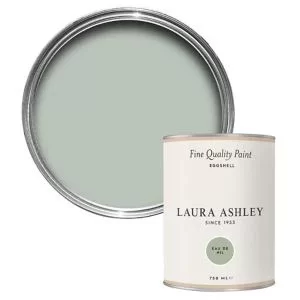 image of Laura Ashley Eau De Nil Eggshell Emulsion Paint 750ml