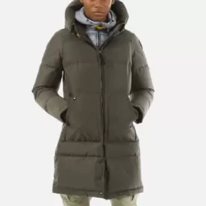 Image of Parajumpers Womens Long Bear Core Coat - Taggia Olive - S