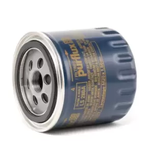 Image of PURFLUX Oil filter LS280A Engine oil filter RENAULT,VOLVO,JEEP,ESPACE III (JE0_),LAGUNA I (B56_, 556_),LAGUNA I Grandtour (K56_),ESPACE II (J/S63_)