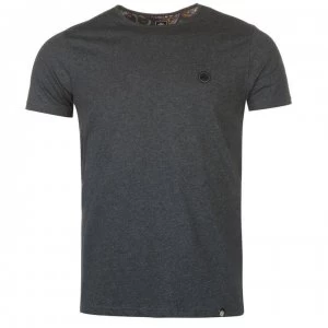 image of Pretty Green Tee - Dark Grey Marl