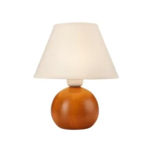 image of Table Lamp With Shade Rustic, 1x E27