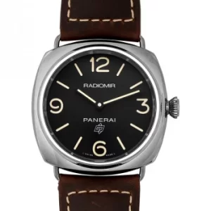 Image of Radiomir Base Logo Automatic Black Dial 45mm Mens Watch