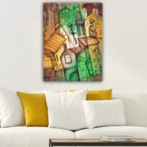 Image of 252601360_70100 Multicolor Decorative Canvas Painting