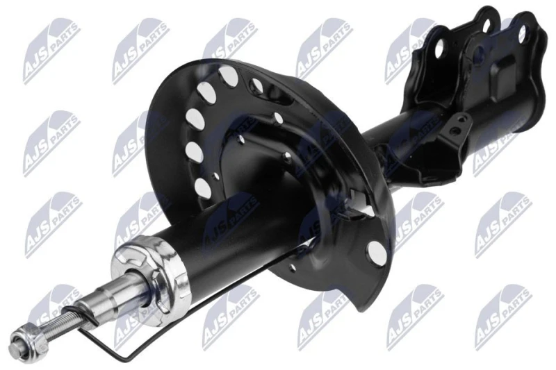 Image of NTY A-KA-311 Shock absorber Front Axle Left, Gas Pressure, Suspension Strut, Top pin Shock Absorber (854)