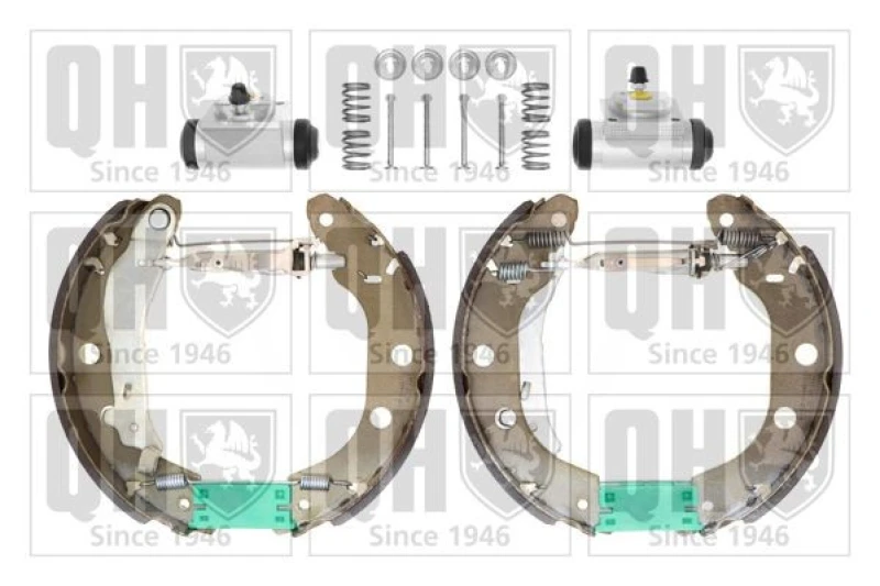 Image of QUINTON HAZELL Brake Shoe Set QUINTON HAZELL BS1033K2