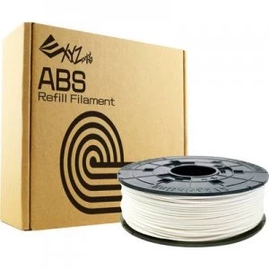 image of Filament XYZprinting ABS plastic 1.75mm Pure white 600g Refill