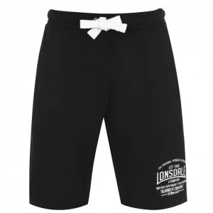 image of Lonsdale Box Lightweight Shorts Mens - Black