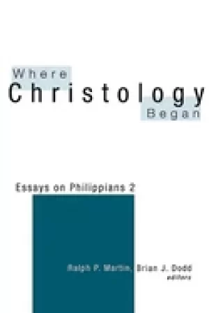 Image of where christology began essays on philippians 2